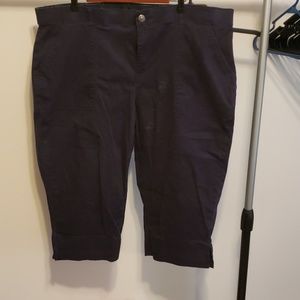 Navy Blue Capris